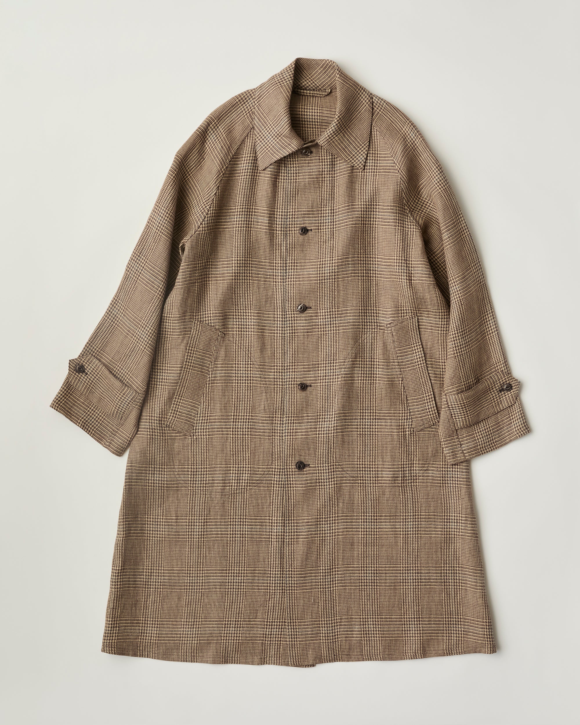 その他 PLOUGHMAN LONG COAT TWEED GLEN CHECK Samuel Snider - Unisex Glean Coat in Glen Check | Samuel Snider