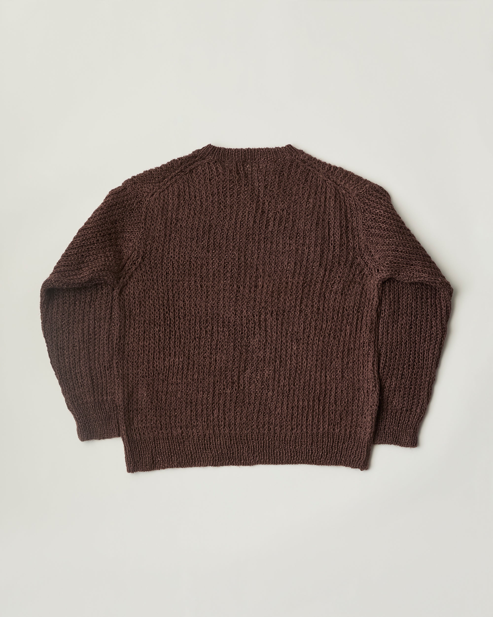 Samuel Snider - Unisex Fisherman's Sweater in Italian Hemp Redwood