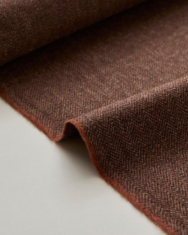 Irish Rustic Herringbone Tweed